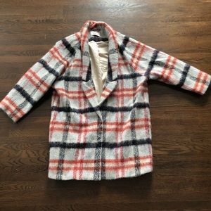 Ganni plaid jacket